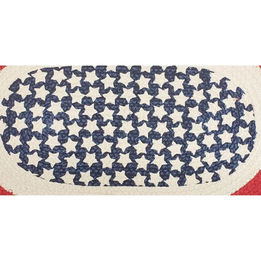 Oval Braided Kitchen Accent Rug (20